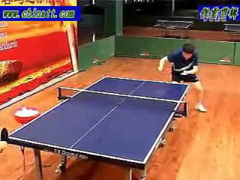 乒乓球九级训练内容与达标标准 发球抢攻